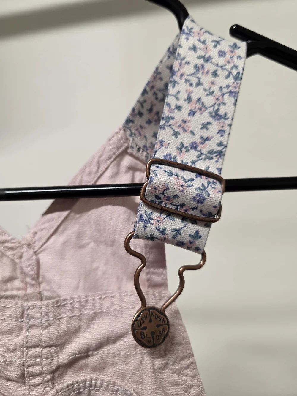 OshKosh B'gosh Pink Heart Shortalls for Kids